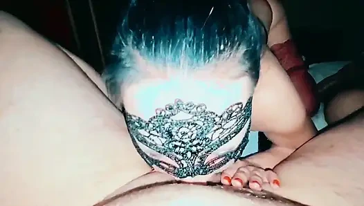 Analpenetration, das beste Saugen