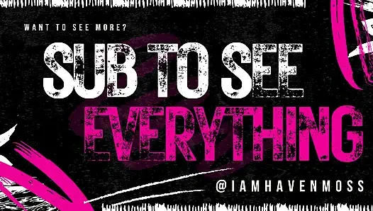 Haven Moss mutfak masasında seks yapıyor