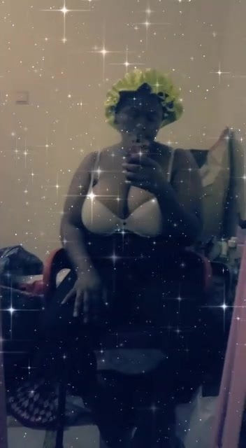 African in bra