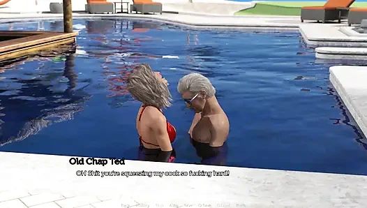 Tacos Cuck Watches His Wife Giving Pussy to an Old Chap and Deepthroating His Cock by the Pool - Episode 90