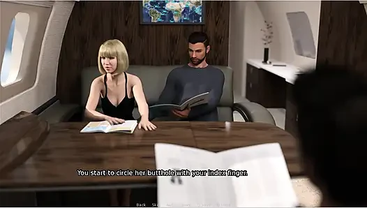 Omas haus - gameplay - rollenspiel - betrügende ehefrau mit dickem arsch gibt tiefe kehle vor ehemann