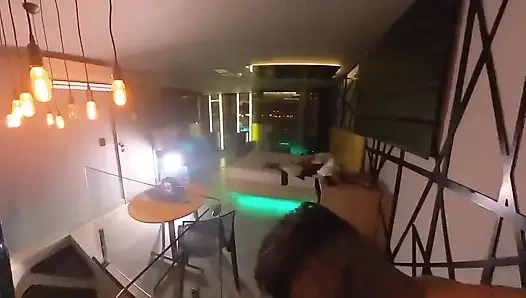 Extraszene im Minipool mit meiner freundin mit dickem hintern