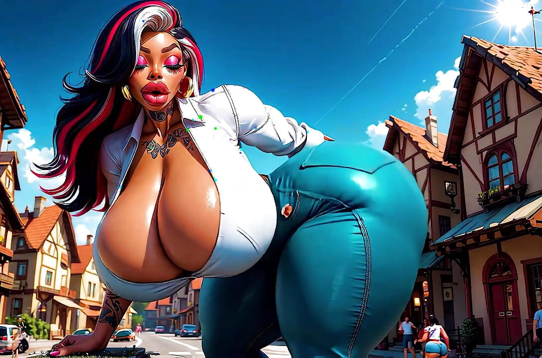 The Sexiest Giant Ebony Baddies Twerk and Bounce Their Ass Until You Cum! - AI Generated