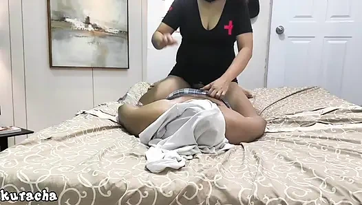 Traditional Massage Fantasy Massage Busty Oil Massage body to Body