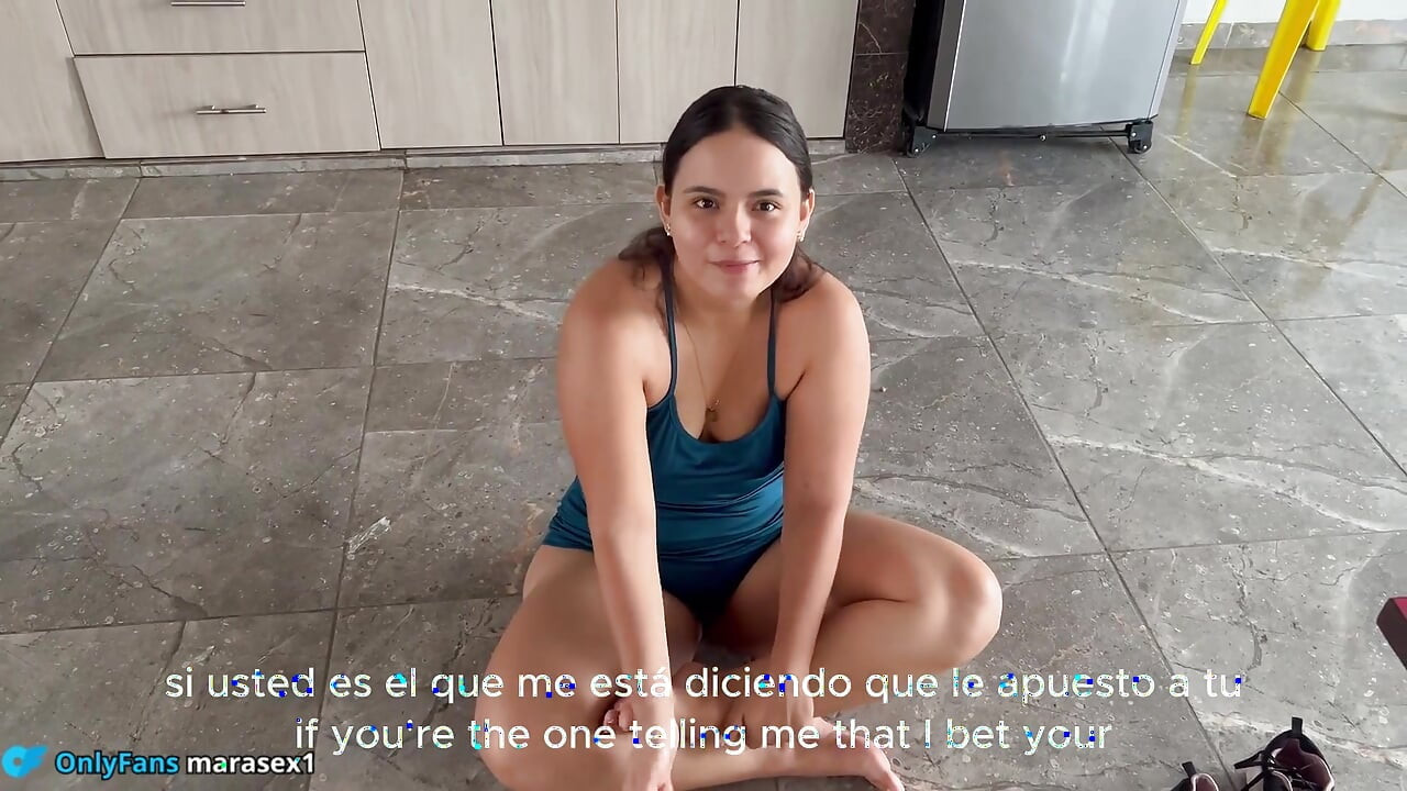 Fit Latina with Big Ass and Tight Pussy Gets Big Load After the Gym