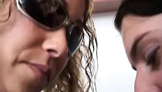 Amateur close up video of the slutty lesbo girls and their dirty games
