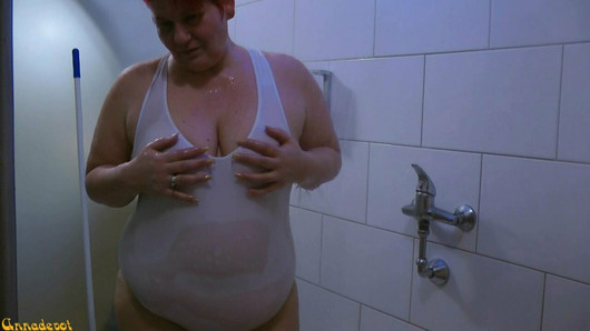 Annadevot - Transparent SWIMSUIT under the SHOWER