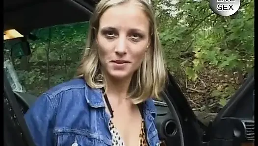 Nasty german blonde showing her body
