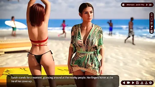 Whispers of desire - Faithfull Path 10 sarah sieht in ihrem 2-teil-bikini erstaunlich aus