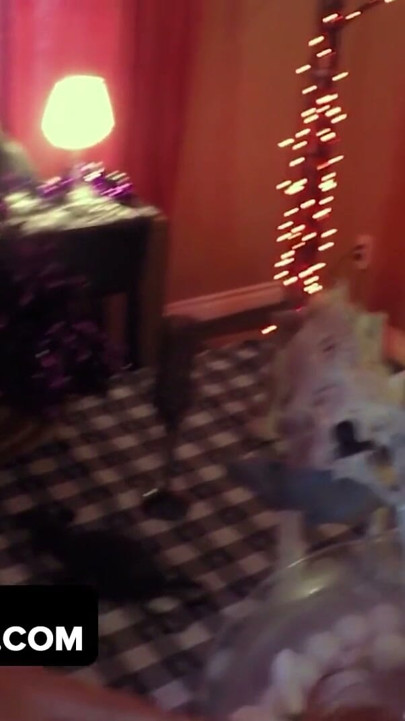 DadCrush - Sweet Babe Celebrated Halloween By Getting Her Tight Twat Plowed Hard By Big Cock | Clip 1