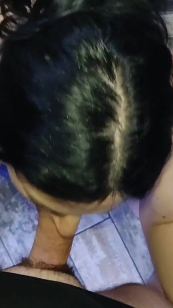 Iconic moment from "Obedient wife made a great blowjob"