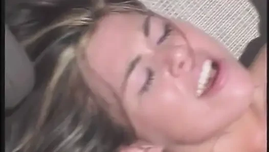 Young babe with pink fishnets gets hardcore fuck session by the pool from a BWC dude