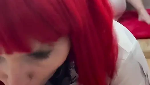 Nutaku lust goddess crosplay: dieksekusi dengan sepongan ilahinya