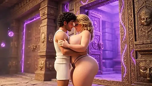 Temple of Lust - Passionate Couple's Erotic Adventure