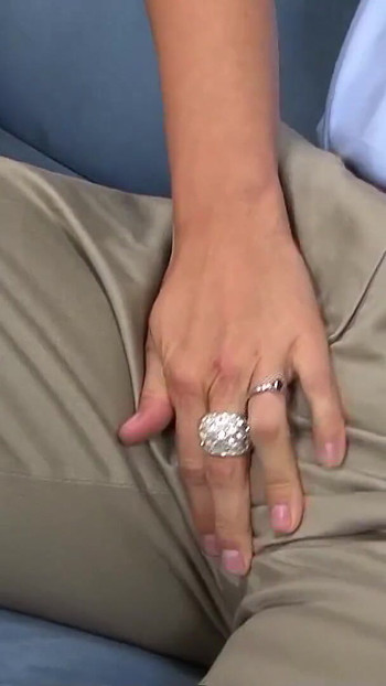 Captivating moment from "Female MILF Boos seduce Big Dick Worker to Fuck at Job Interview"