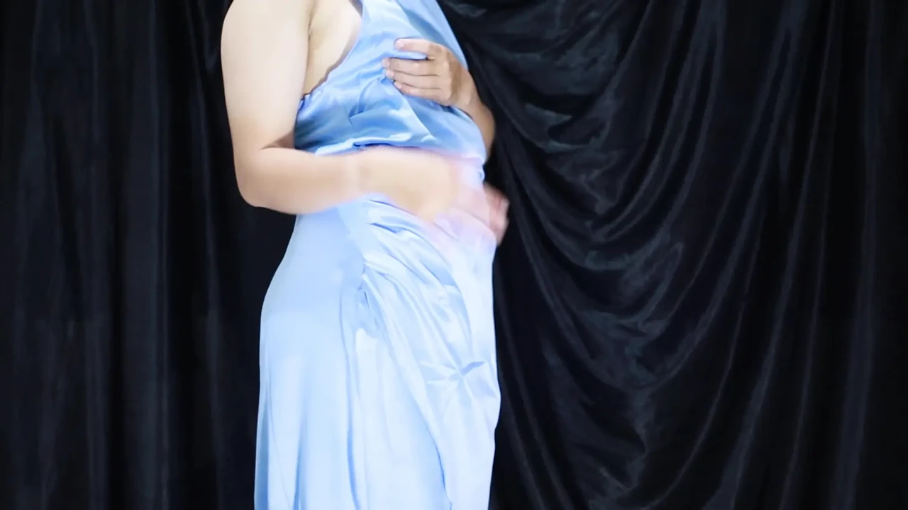 Busty Ass Wife Again Tries All New Satin Clothes