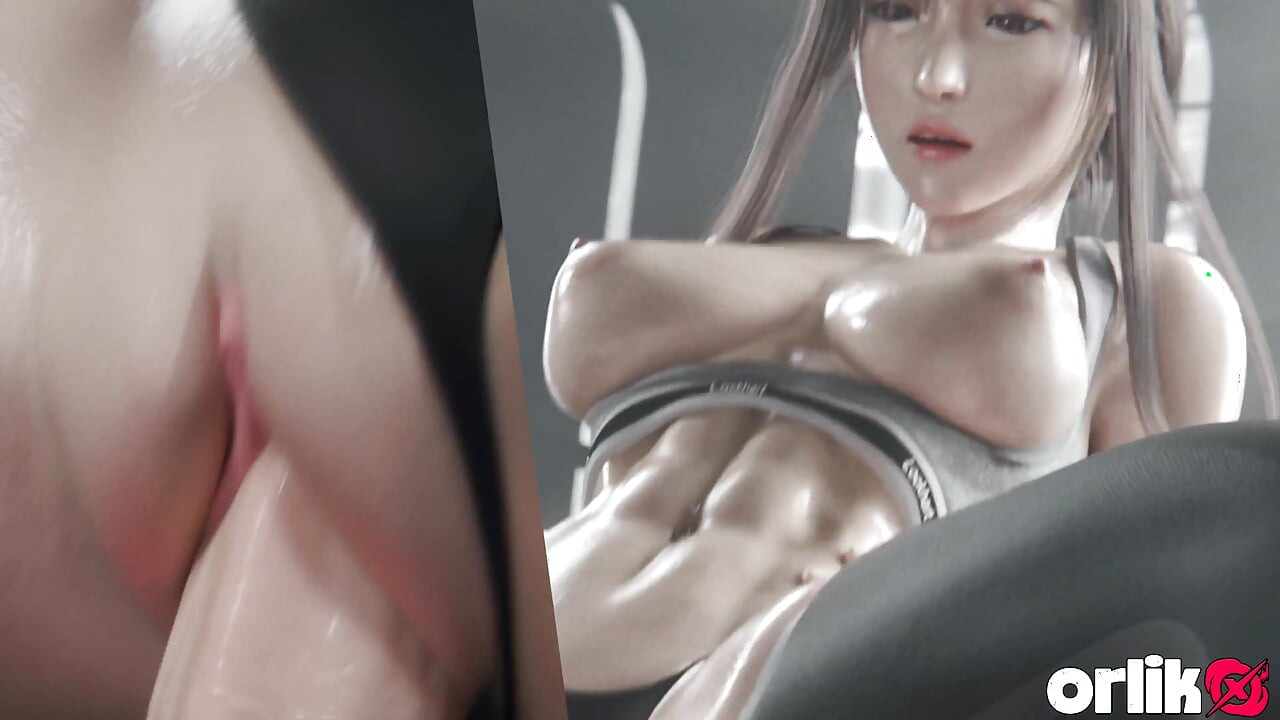 Tifa Lockhart & Cloud Strife - Edzőtermi edzés Gone Wild Creampie Ending & Spricc 3D animáció
