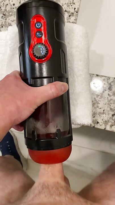 Red Spinning Toy Makes me Cum Twice!
