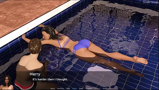 Projekt, heiße ehefrau # 44: Aaron kommt über emily, während Johannes zuschaute