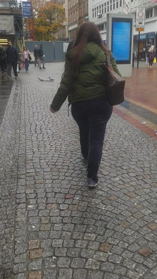 Big ass milf in rain