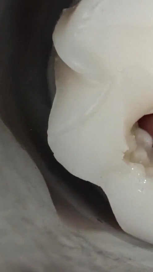 Internal view: vulva twitching and ejaculation 1 | Clip 1