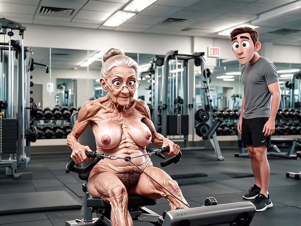Old Ladies in the Gym