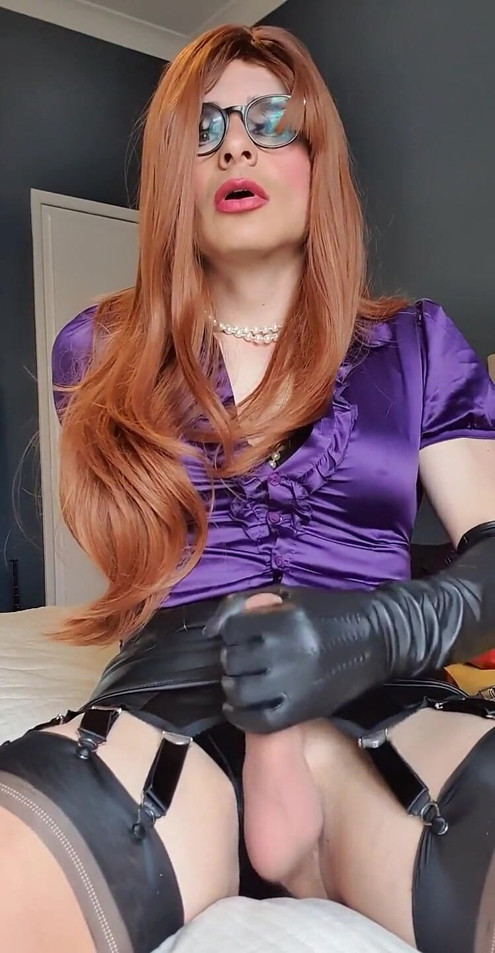 Now I'm going to put these on you and your going to sit and wait patiently ️