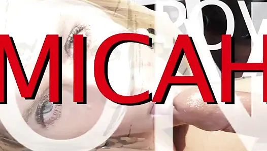 Sarışın genç kız sert bir yarağı şiddetle emiyor