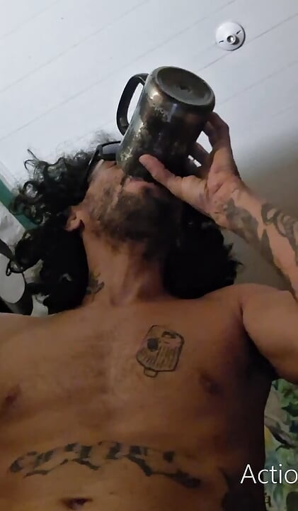 Suckself deliciuz CUM dildo in ass Big big dildo