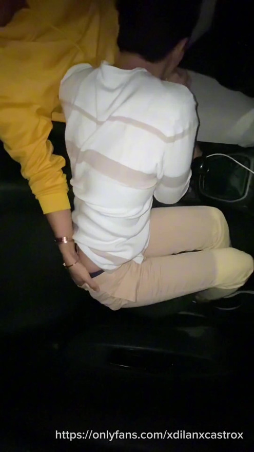 cruising stranger uber straight picks up beautiful young college student on the road fucks bareback in the car deep throat anal | Clip 2