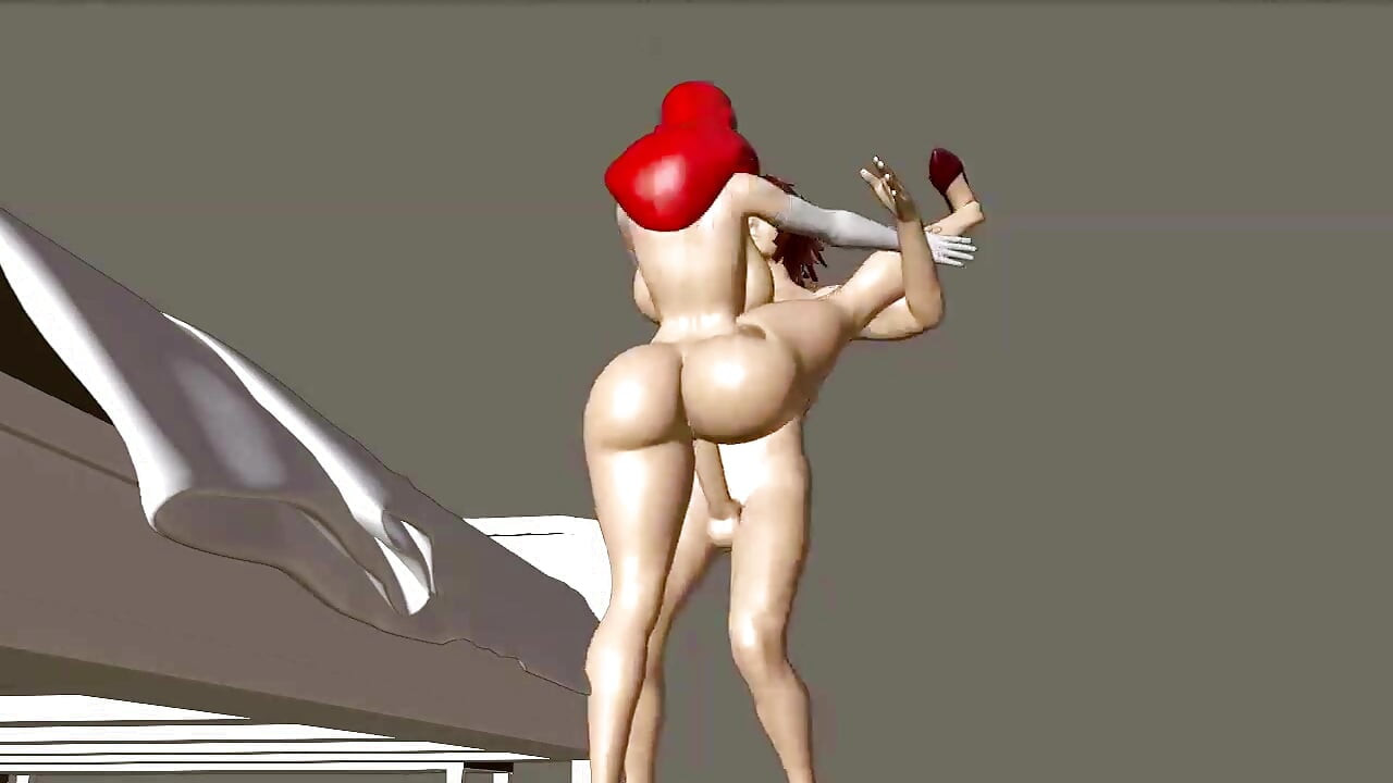 Animasi 3d - adegan seks dewasa fantasi 3d yang dihasilkan