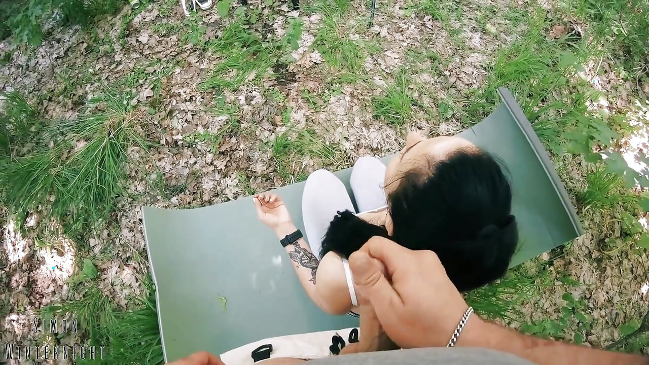 Bekstejdž sa black lynn - POV besplatna upotreba masivnog lica na otvorenom (freeuse Video)