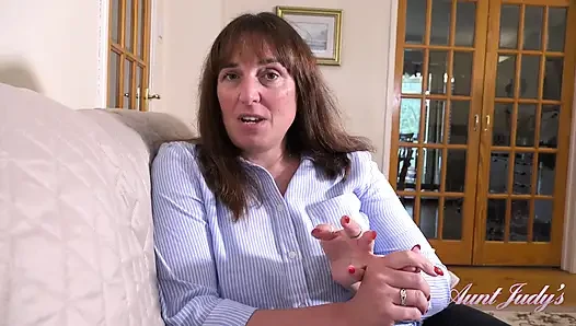 Auntjudys - Your Busty Landlady Ruby Cattrall Sucks Your Cock