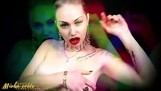 Binaural ASMR & mindfuck! Jerk to my mouth and spit!