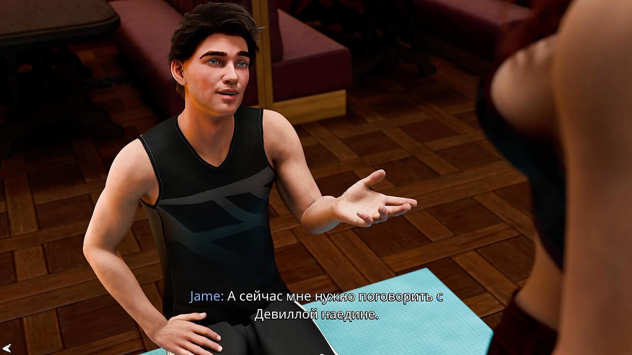 After the workout, the sexy performer stayed and warmed up my penis