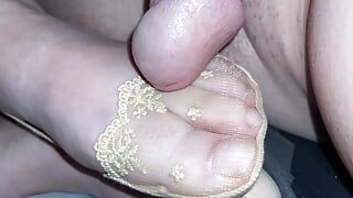 Amateur trabajando con el pie fetiche sexy dedos de los pies