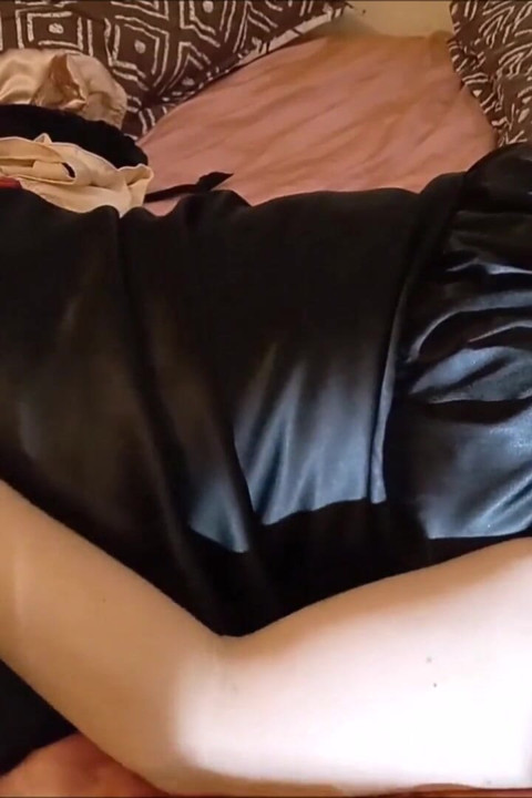 716 (03) - Pounded MILF in her satin lingerie (panties, dresses, leggings, heels & stockings)