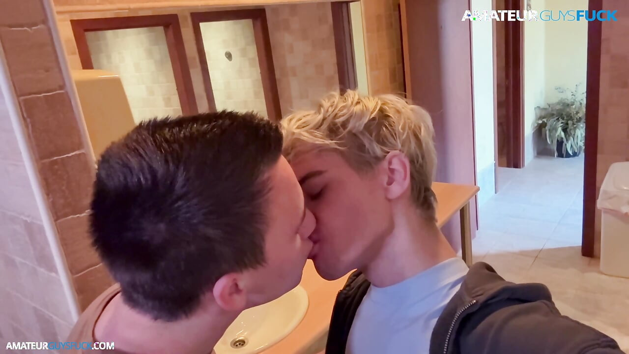 Agf014:: a Naughty Couple Sneaks off to Have Some Dirty Fun in a Public Restroom.