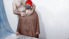Жесткий трах с грудастой мусульманской милфой в хиджабе