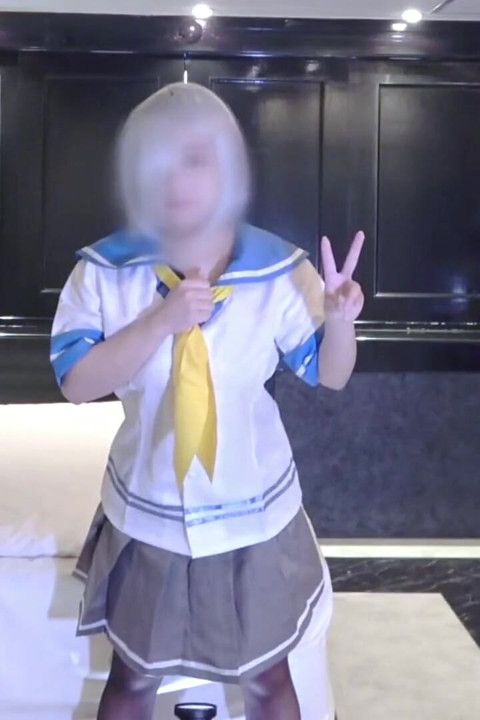 G-cup Waistline Perfection in Cosplay, Solo Charm Captured Through a Playful Private Moment Angle1