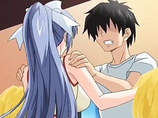 Paizuri líder de torcida vs sakunyuu ouendan hentai anime (2014)