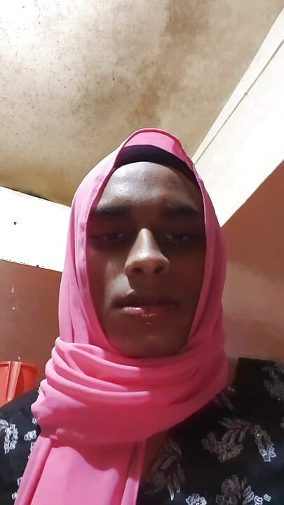 Asian hot Hijabi Shemale masterbation for her