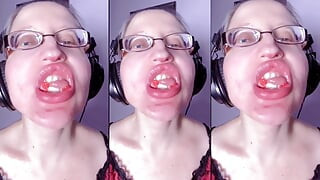 Asmr Teeth Candy Eating - Asmr, Szemüveg, Gianess, Rúzs, Nagy ajkak, Mough, Étel, Arcfétis, Hosszú körmök