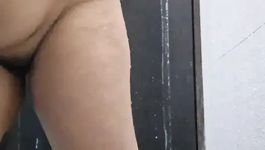 Bangali Hintli genç kız mumbai'de ilk kez banyo videosu