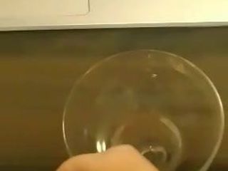 Chorro de líquido preseminal en vidrio