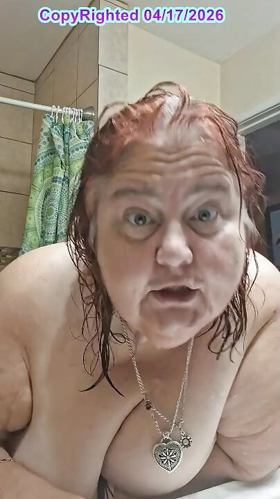 After a Hot Sshower Nurse Vicki Dries off and Does Some Other Grooming