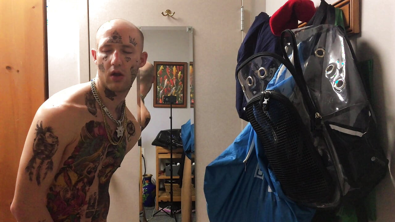 Face Tatted Masturbator