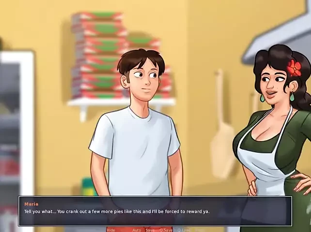 Summertime saga parte 215 - señora de pizza por misskitty2k