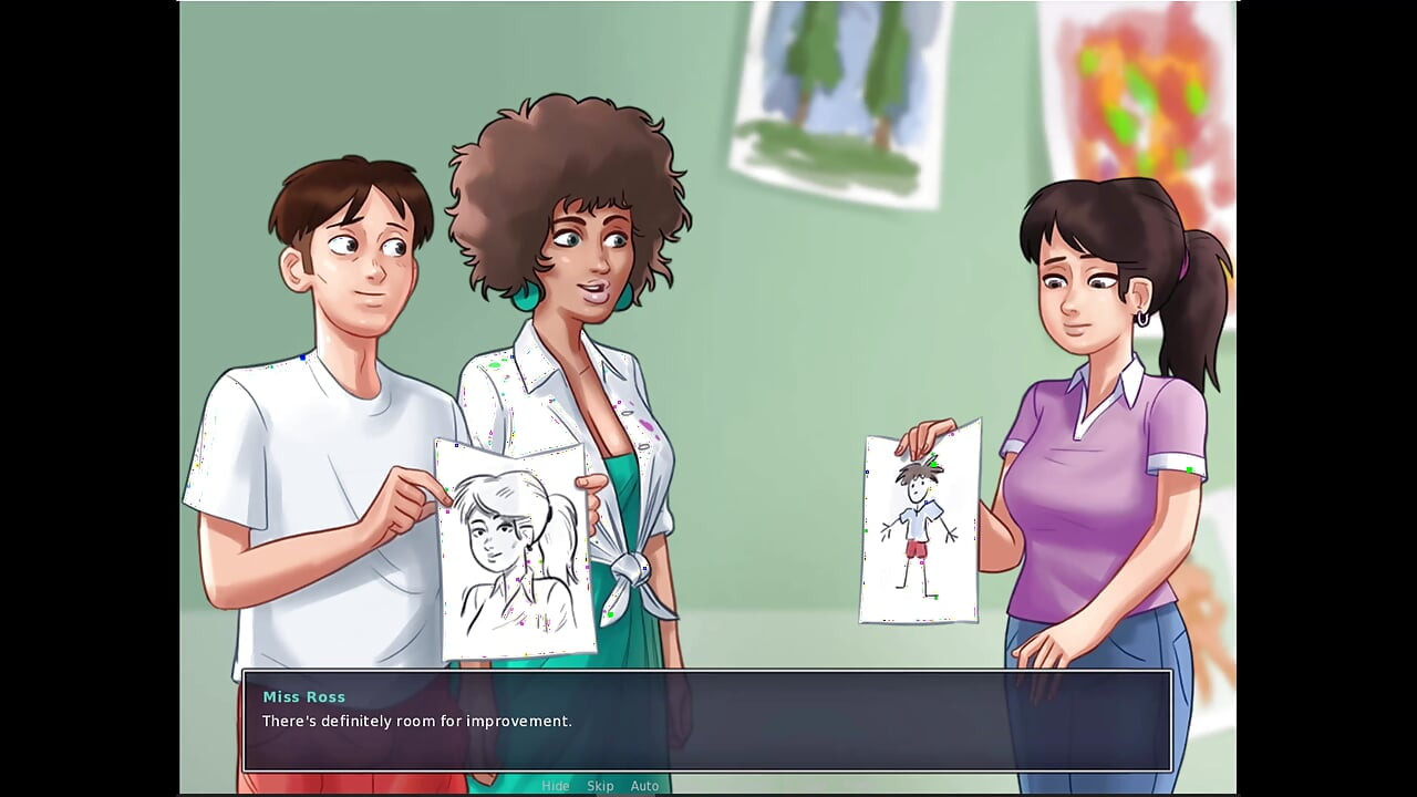 Summertime Saga: I fucked old Roz and we got everything for Roxy stepmom