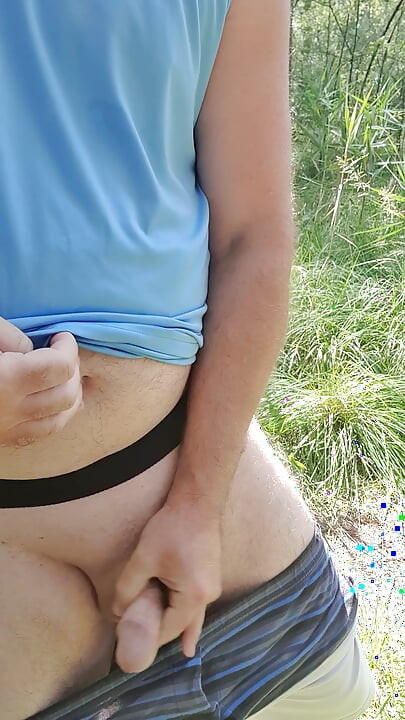Hosed down in the forest